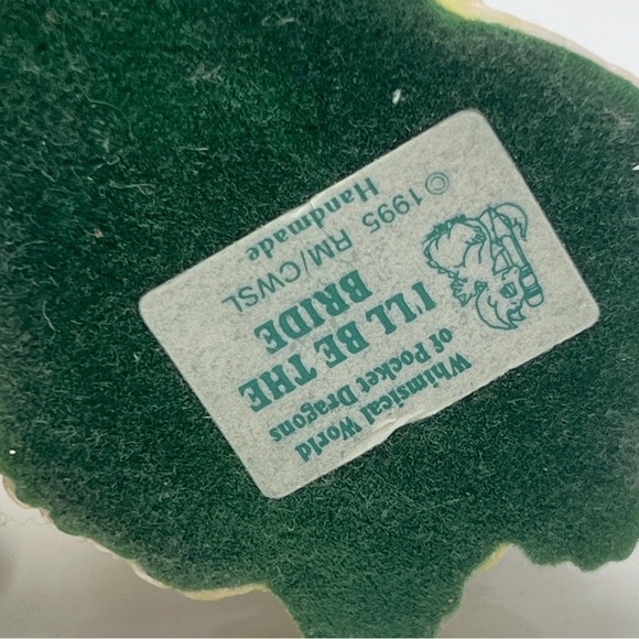 NWOB Whimsical World Of Pocket Dragon I’LL BE THE BRIDE & GROOM By Real Musgrave - Picture 6 of 7